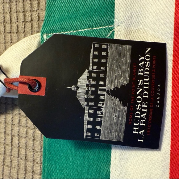 Hudson Bay Company striped tote with moose design - Picture 6 of 6